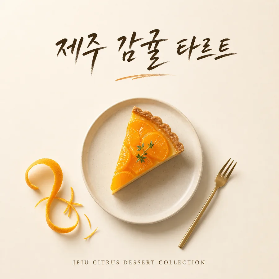 제주 감귤 타르트