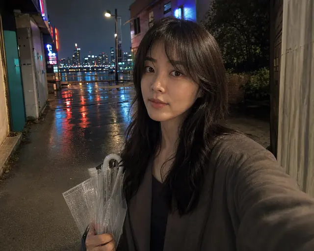 네온 골목의 밤