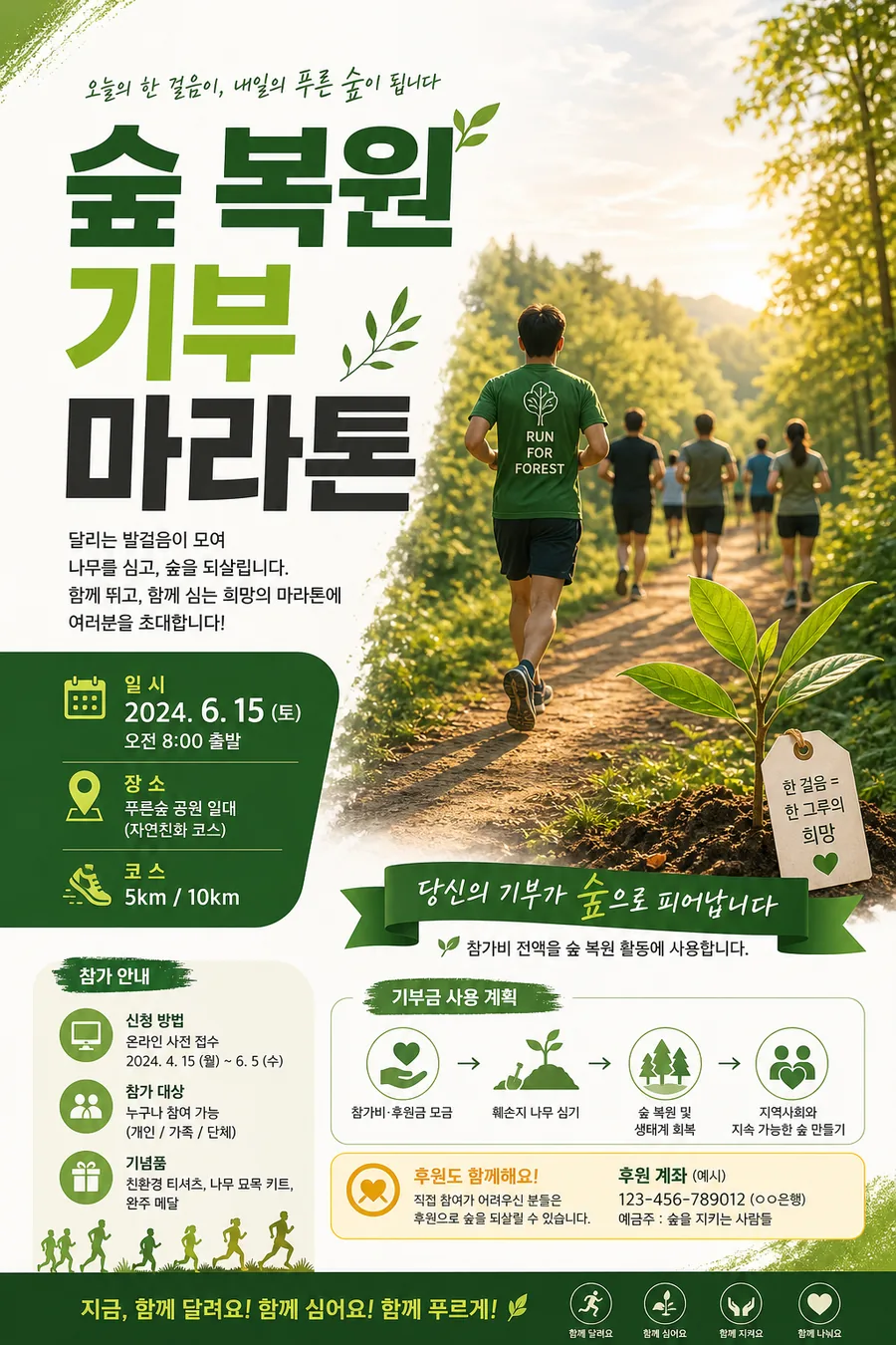 숲 복원 마라톤