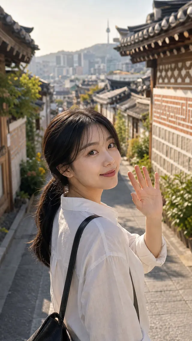 북촌 골목길 산책 스냅