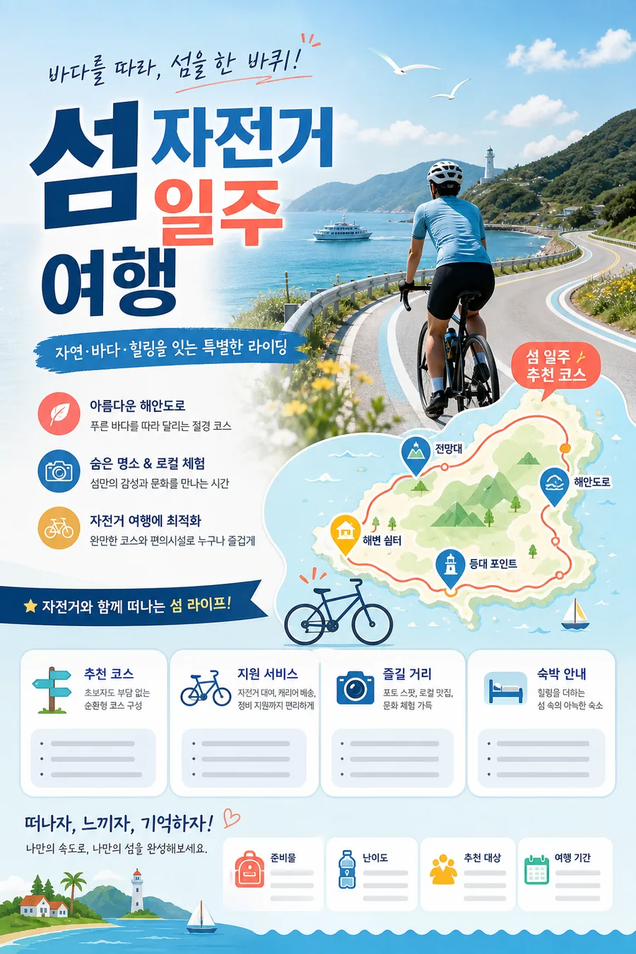 섬 자전거 일주