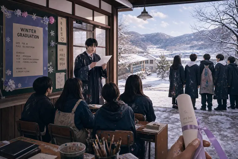 눈 내리는 졸업식