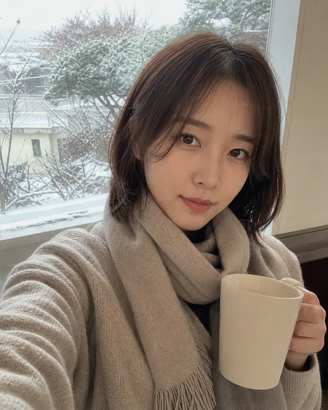 따뜻한 겨울 창가