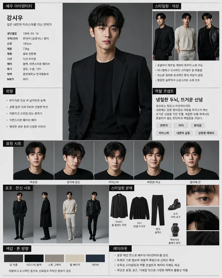 배우 캐스팅 프로필