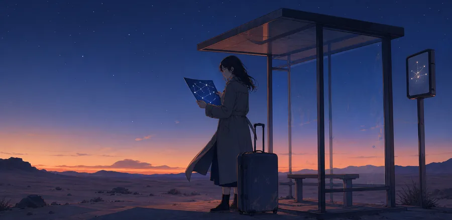사막의 밤, 별을 읽다