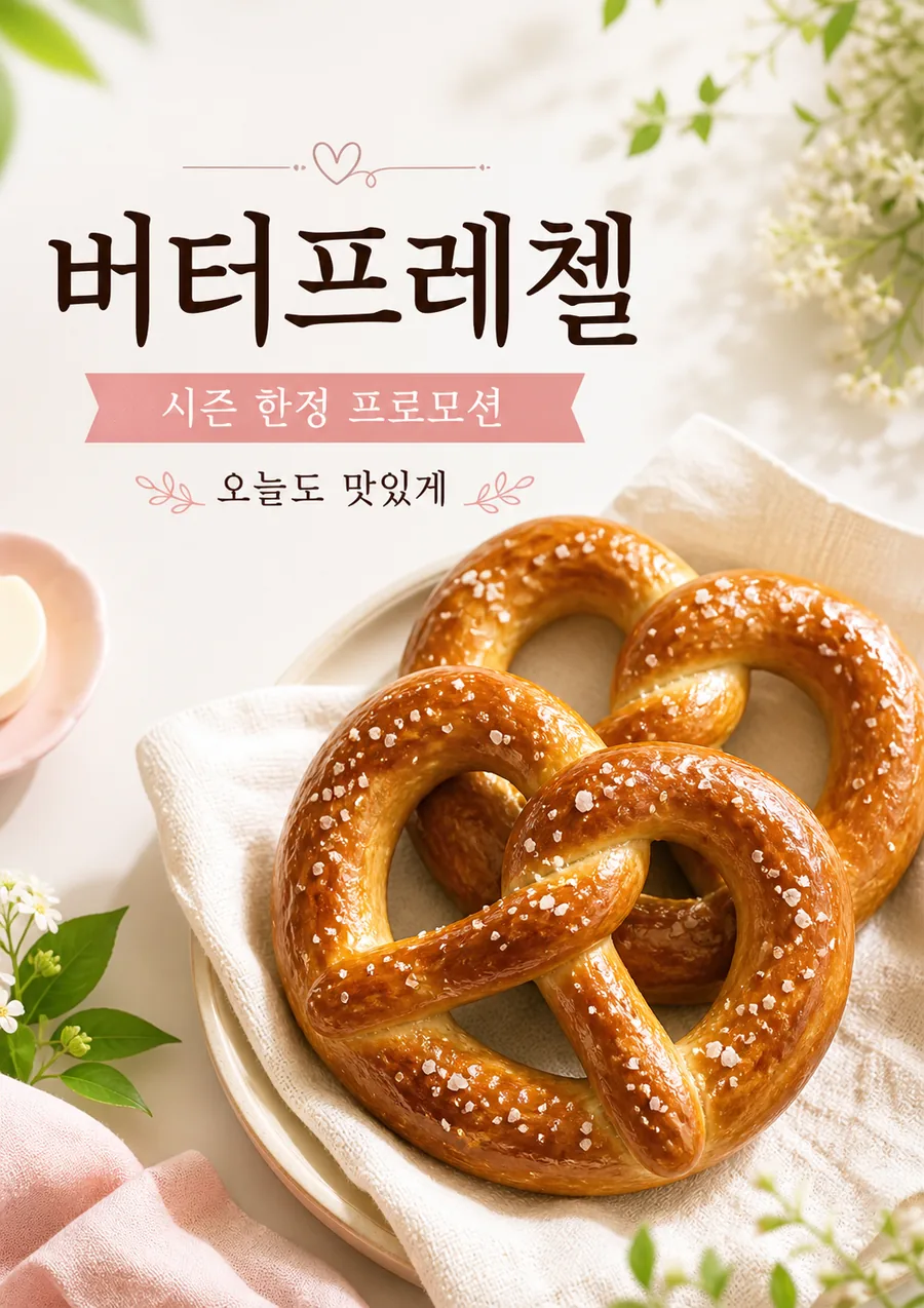 가든 무드 버터 프레첼