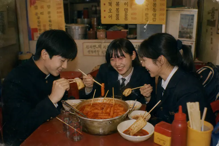 하교 후 분식