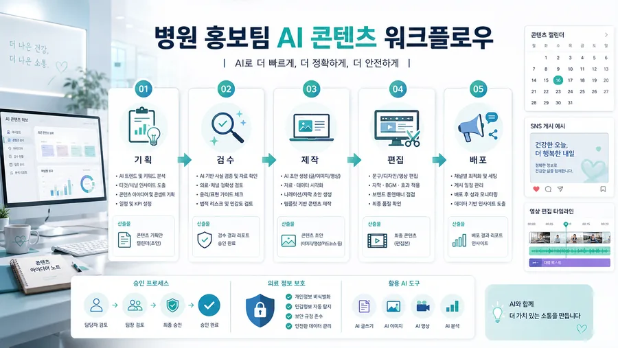 병원 AI 홍보 워크플로우