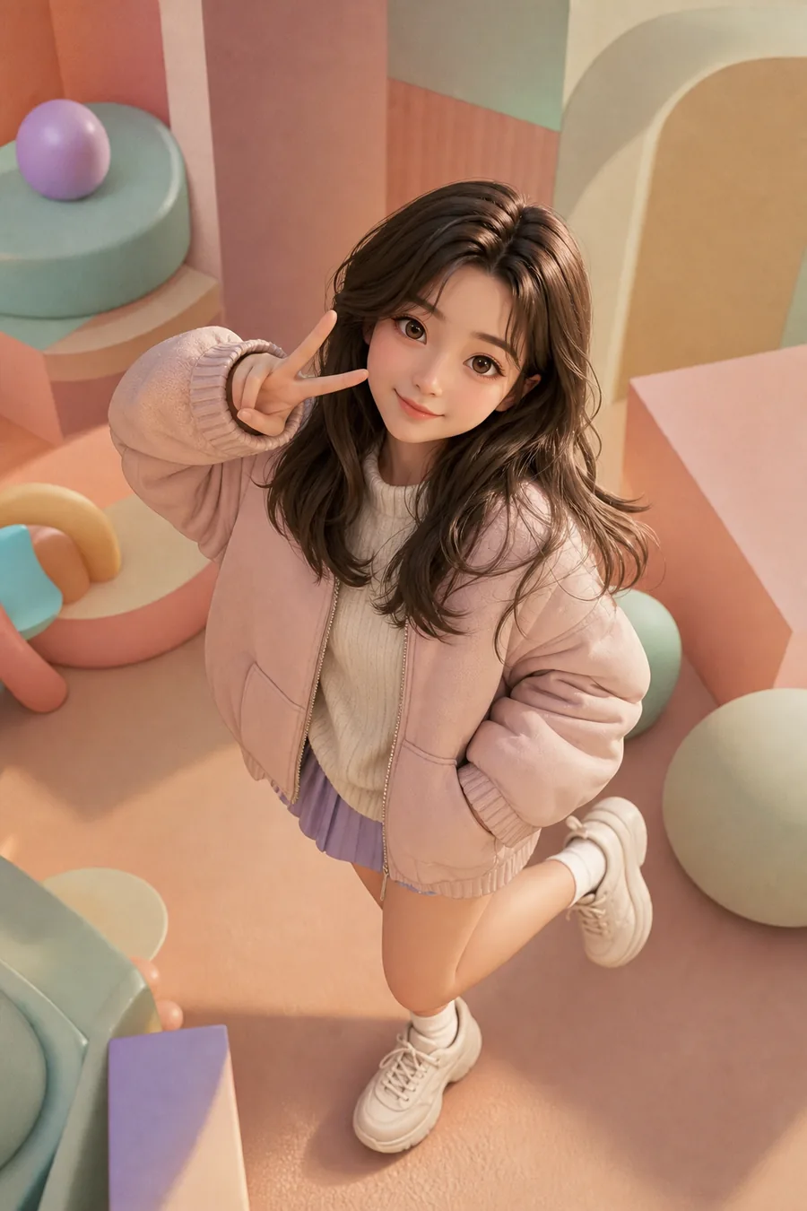 파스텔 스튜디오의 브이