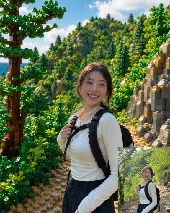 브릭 숲의 미소