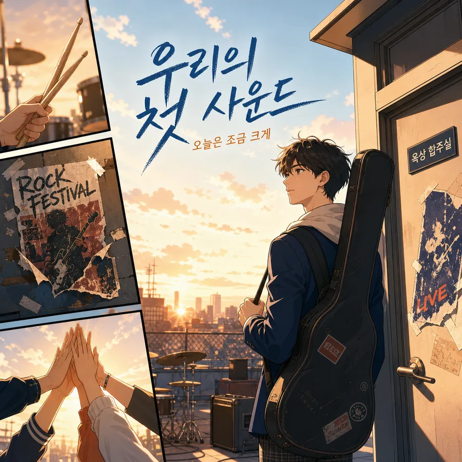 노을빛 밴드 포스터