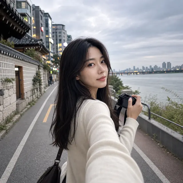 한강 산책 스냅