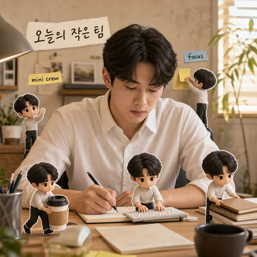 책상 위 작은 팀