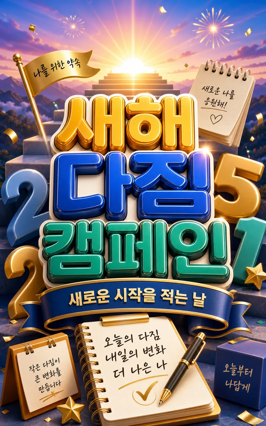 희망찬 새해 다짐