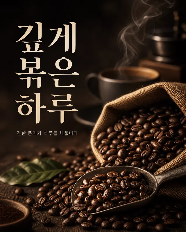 깊게 볶은 하루