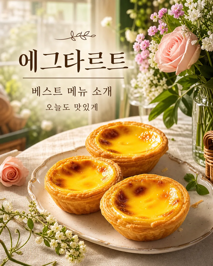꽃집 에그타르트