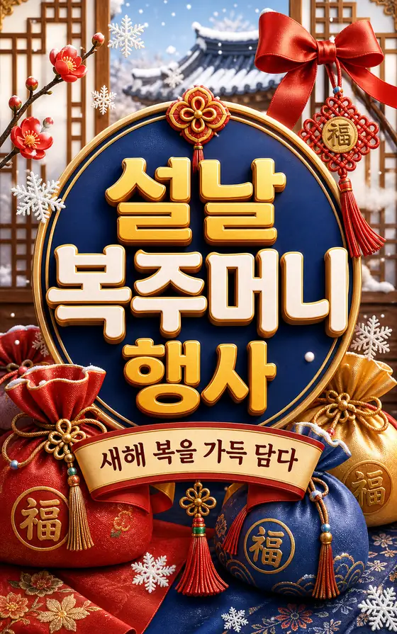 설날 복주머니 행사
