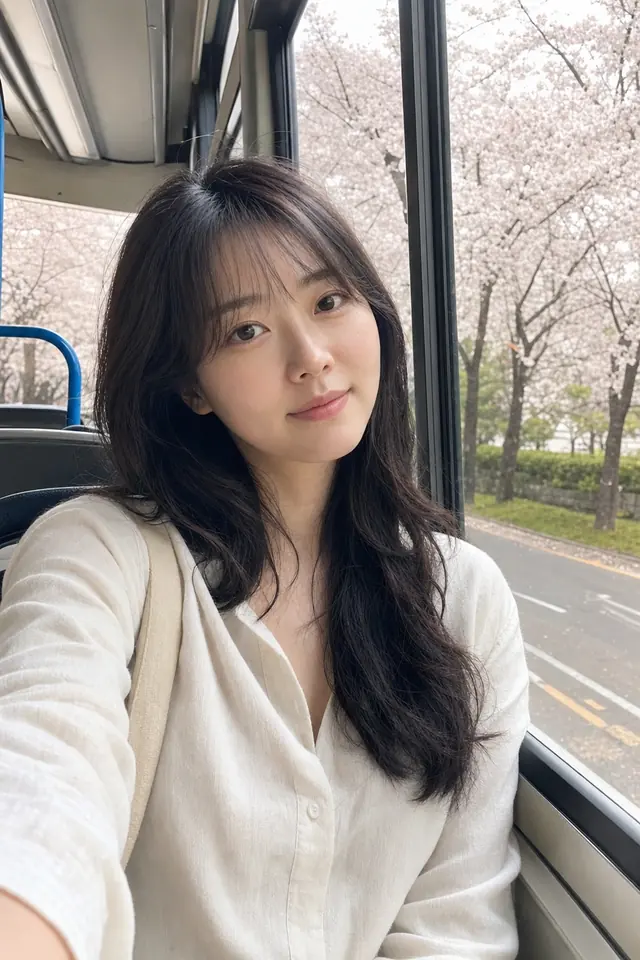 봄 벚꽃길 스냅