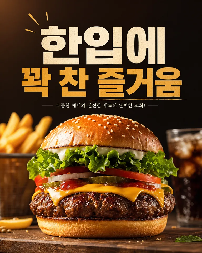 한입 가득 버거