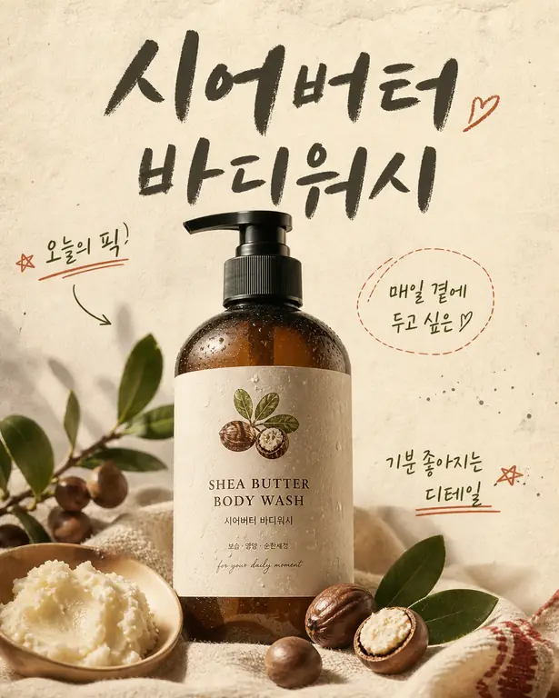 시어버터 바디워시 포스터