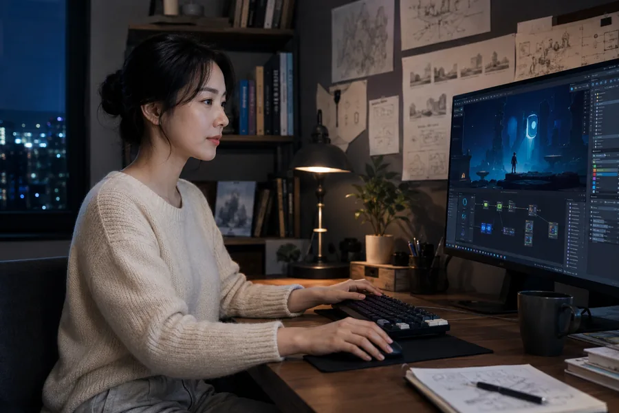 창작의 몰입