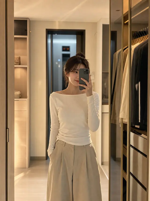 드레스룸 거울 스냅