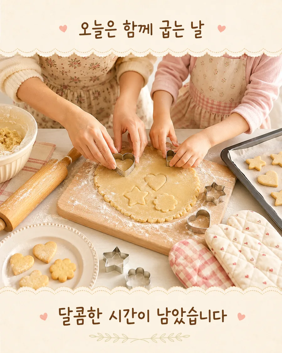 모녀의 달콤한 베이킹