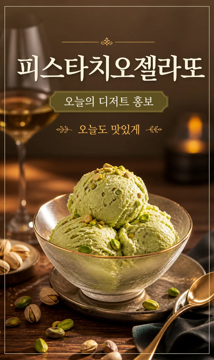 피스타치오 젤라또