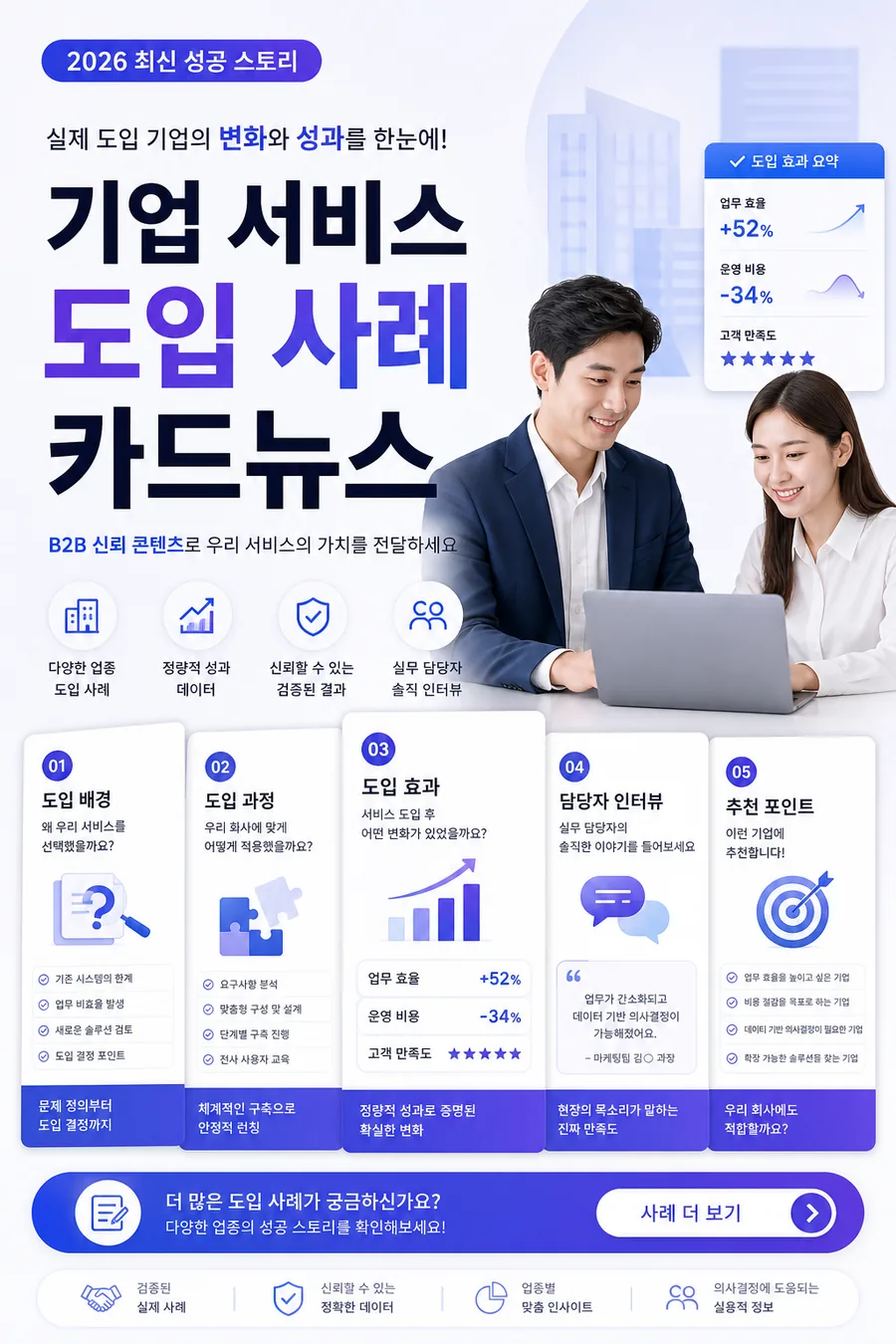 기업 서비스 성공 카드
