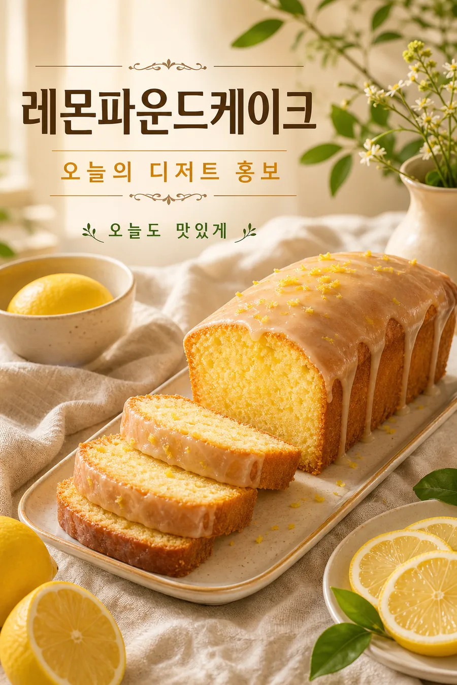 싱그러운 레몬 파운드