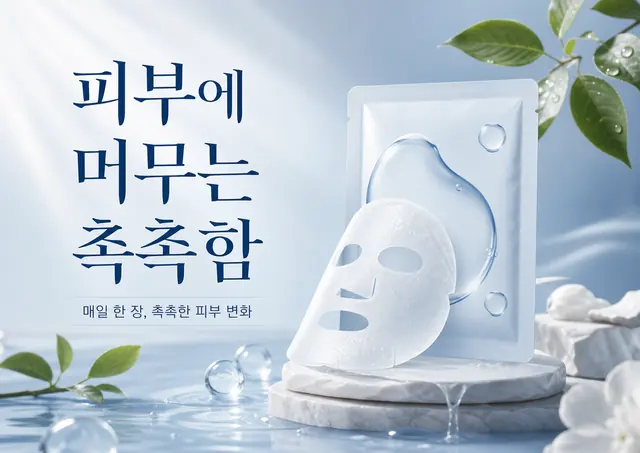 피부 촉촉 마스크팩