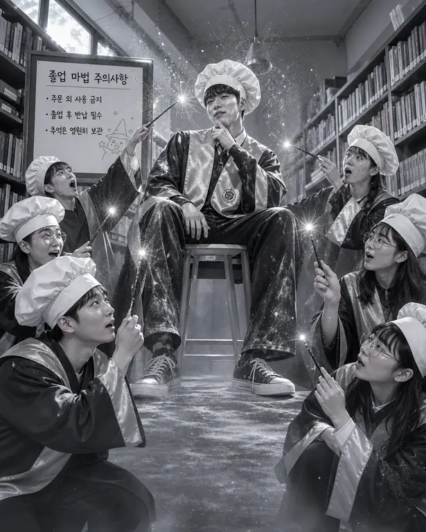 마법 졸업사진