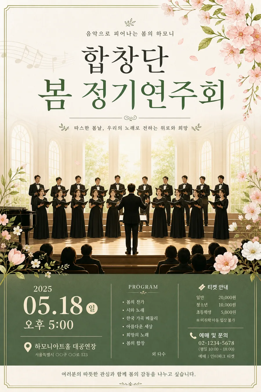 봄날의 합창 포스터