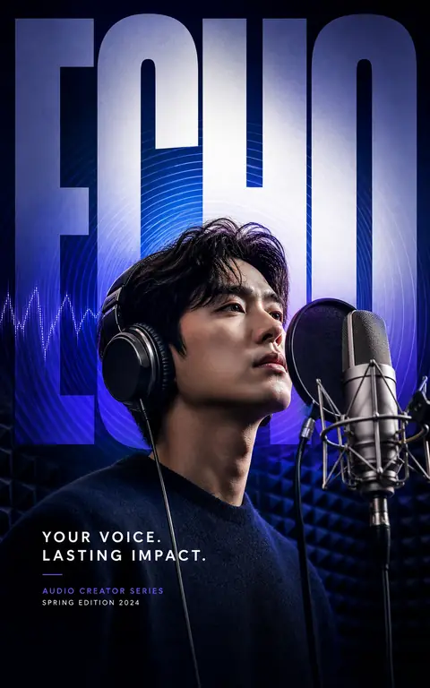 성우/내레이터 포스터