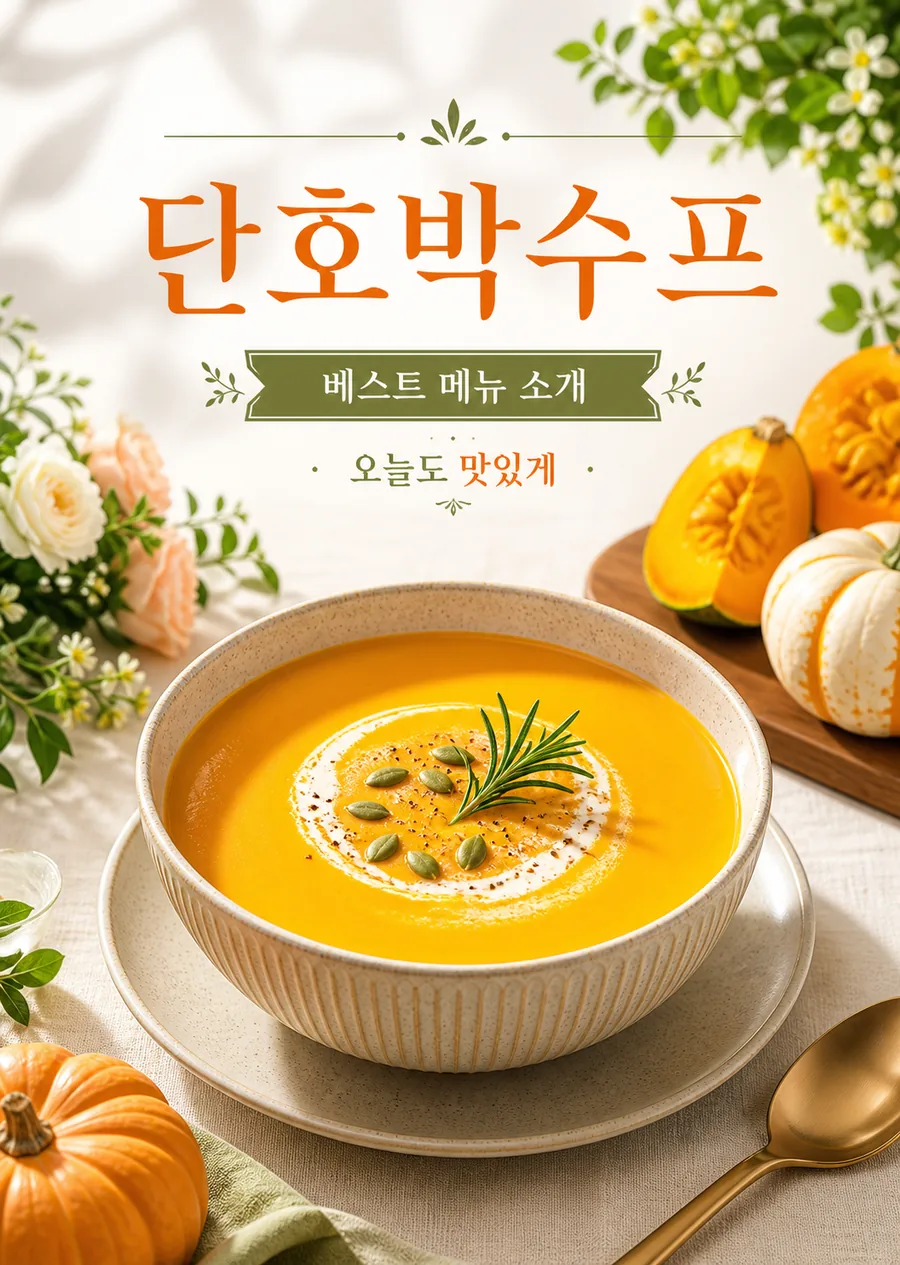 가을 단호박 수프