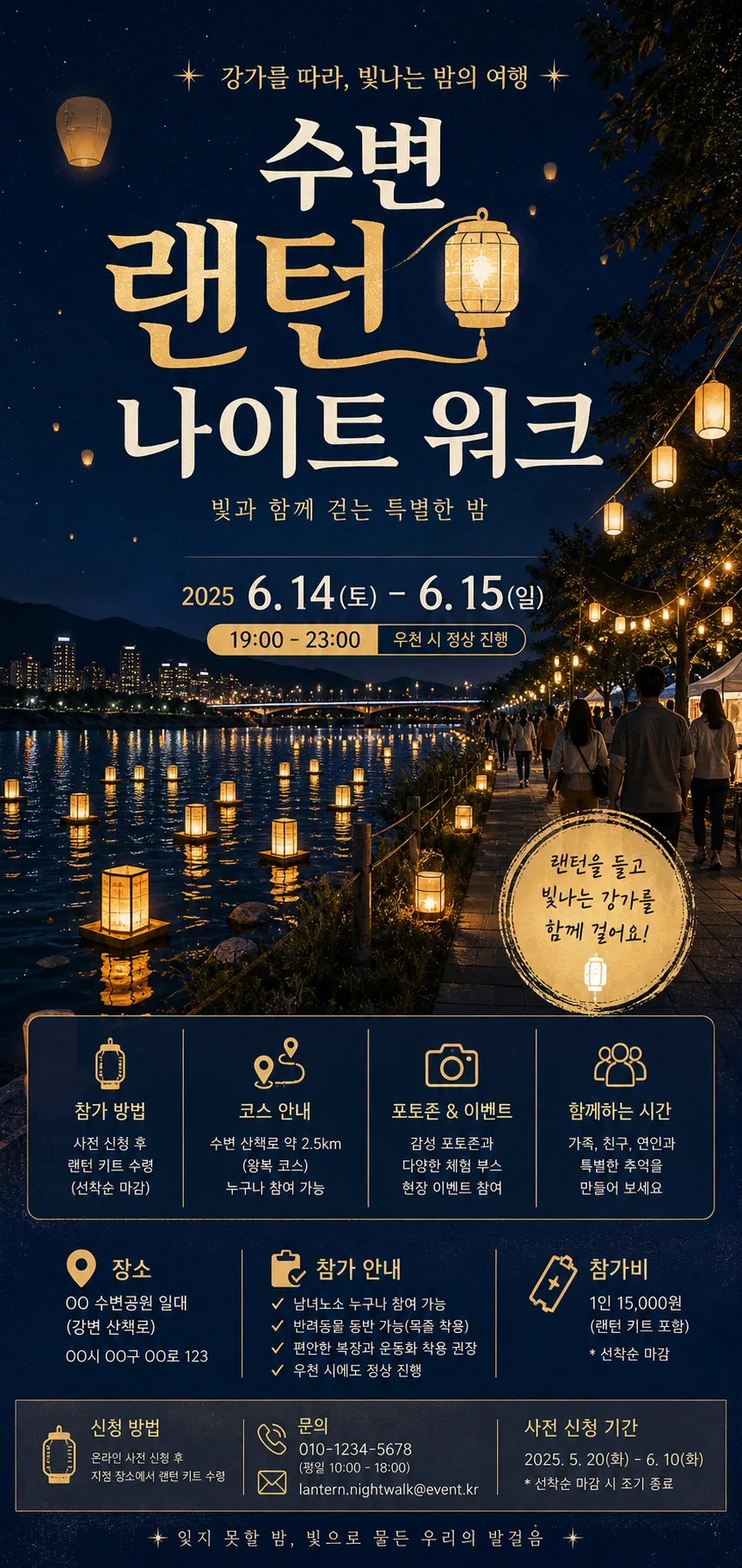 빛나는 밤의 산책