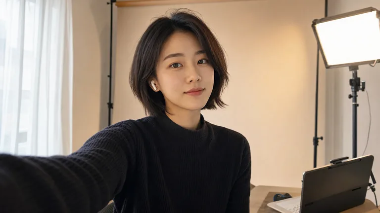 크리에이터 프로필 셀카