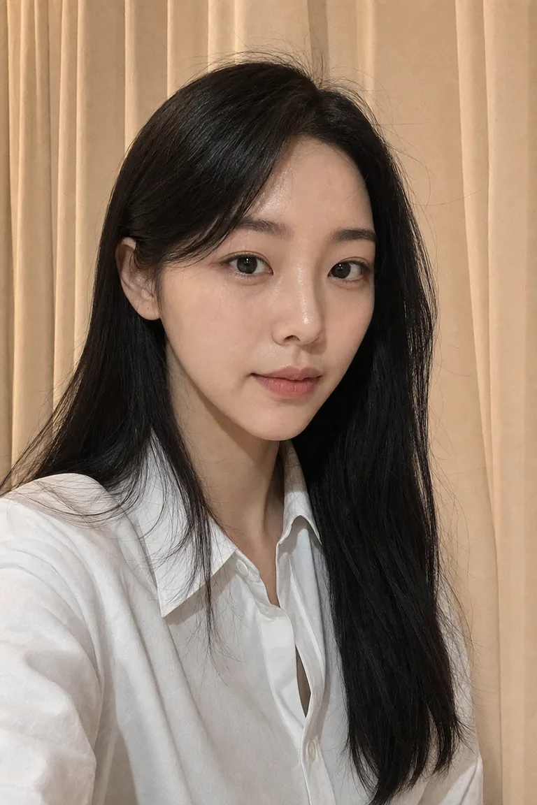 베이지 커튼 미니멀 프로필