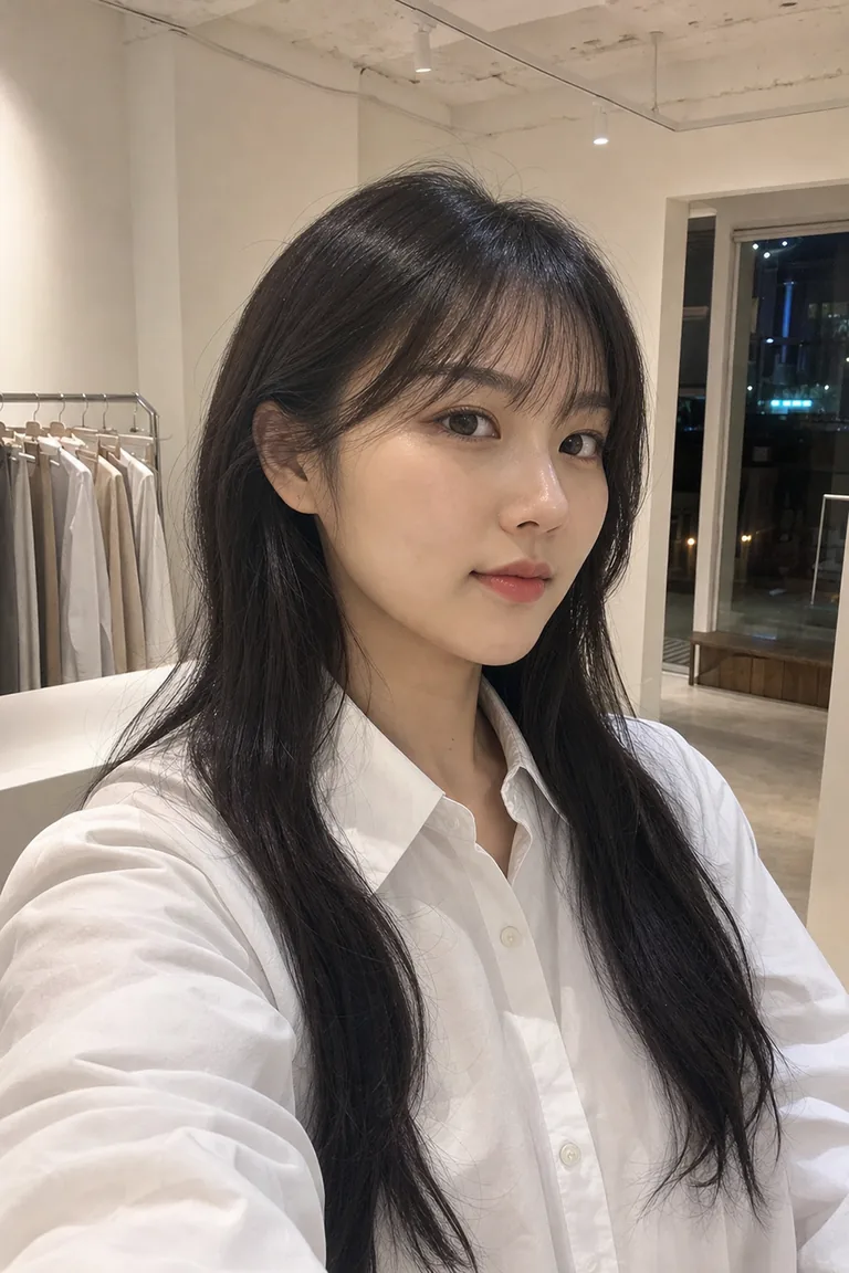 쇼룸 화이트 셔츠 프로필