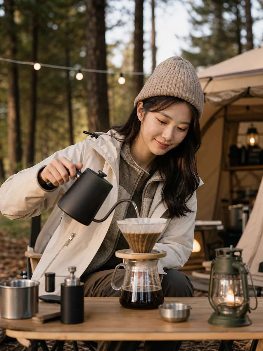 숲속 드립 커피