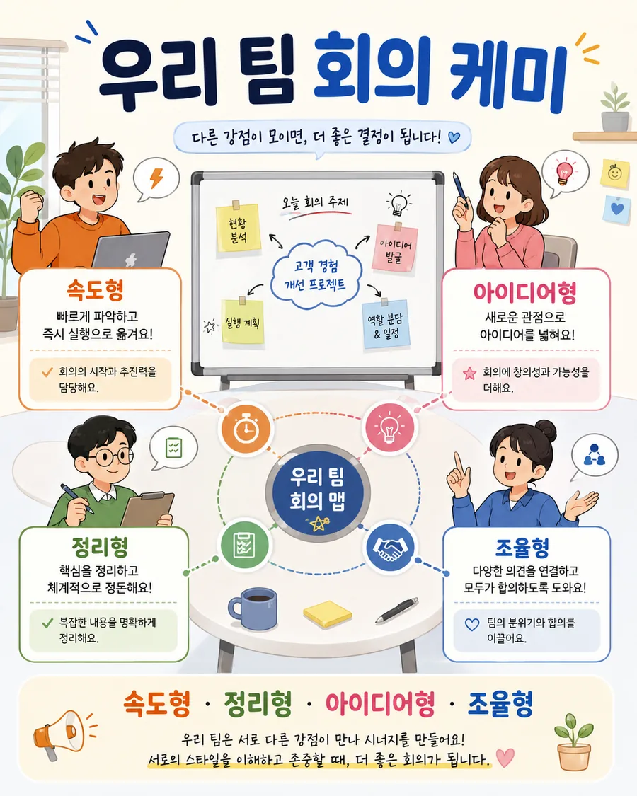 우리 팀 회의 케미