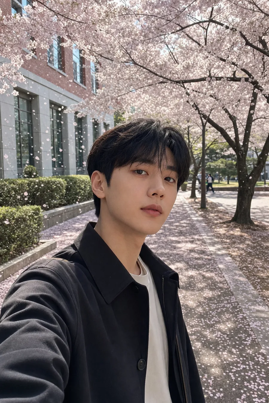 벚꽃 캠퍼스 스트릿 셀피