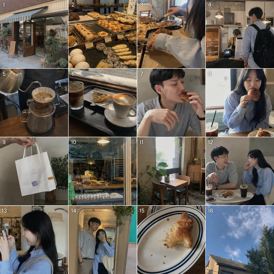베이커리 데이트 일상