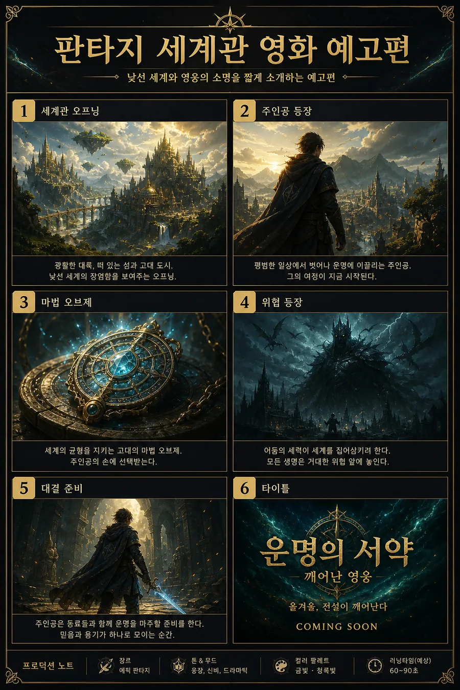 환상 세계 티저 스토리보드