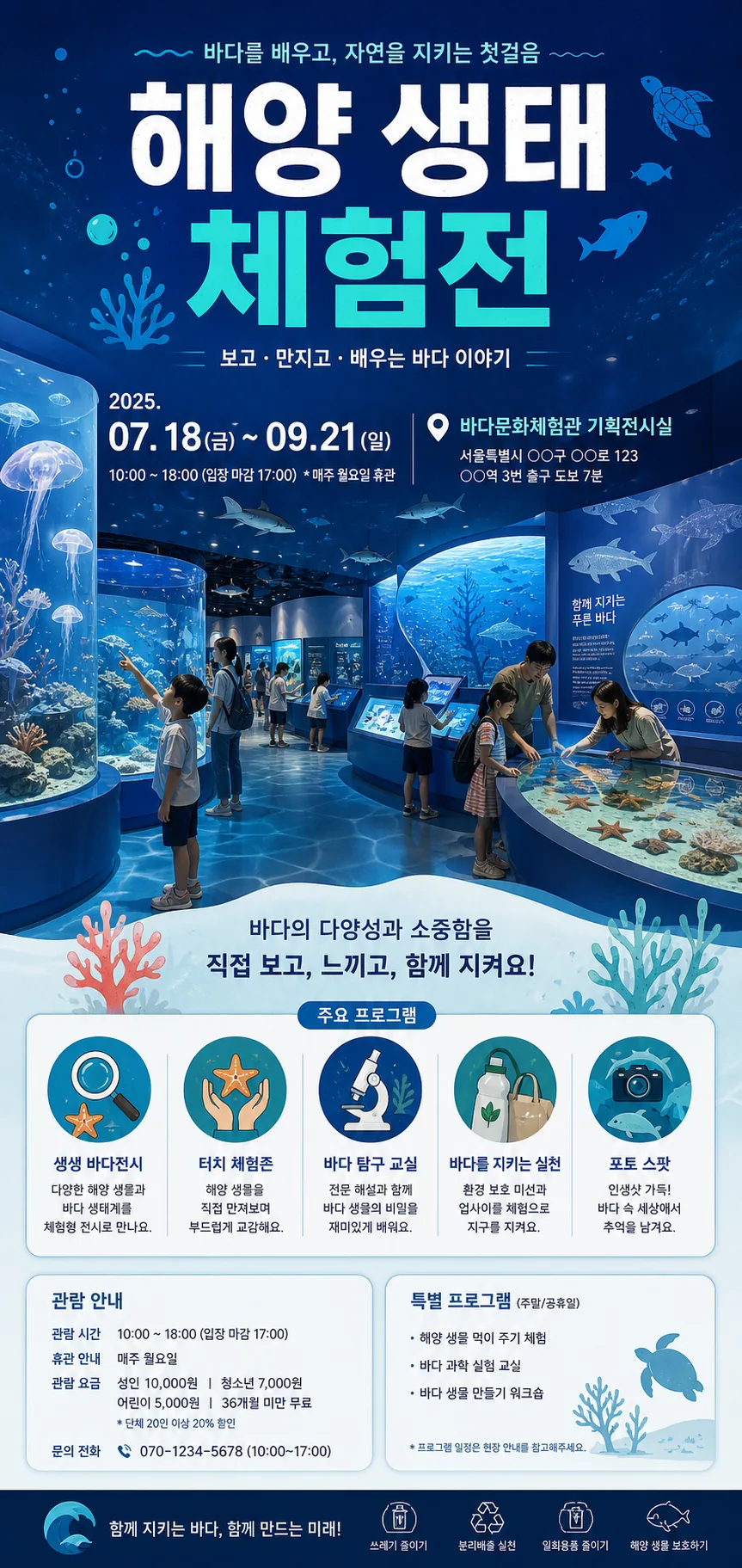 푸른 바다 체험전