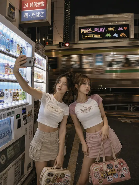 Y2K 거리 셀카