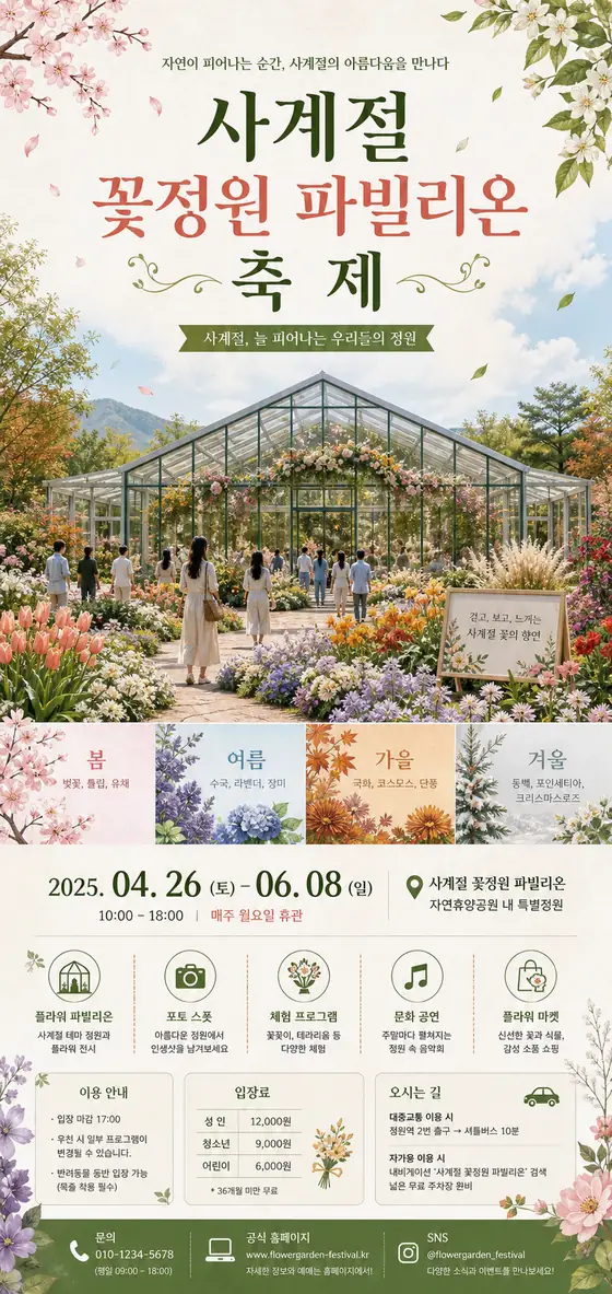 사계절 꽃정원 축제