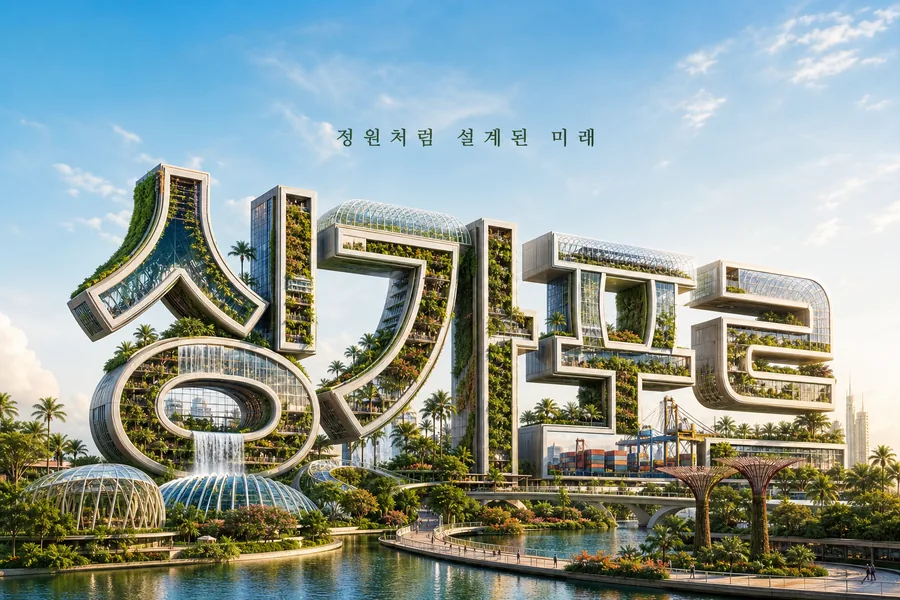 싱가포르 글자 도시