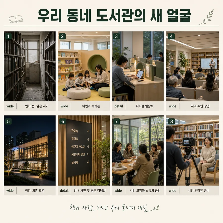 새로운 도서관 풍경