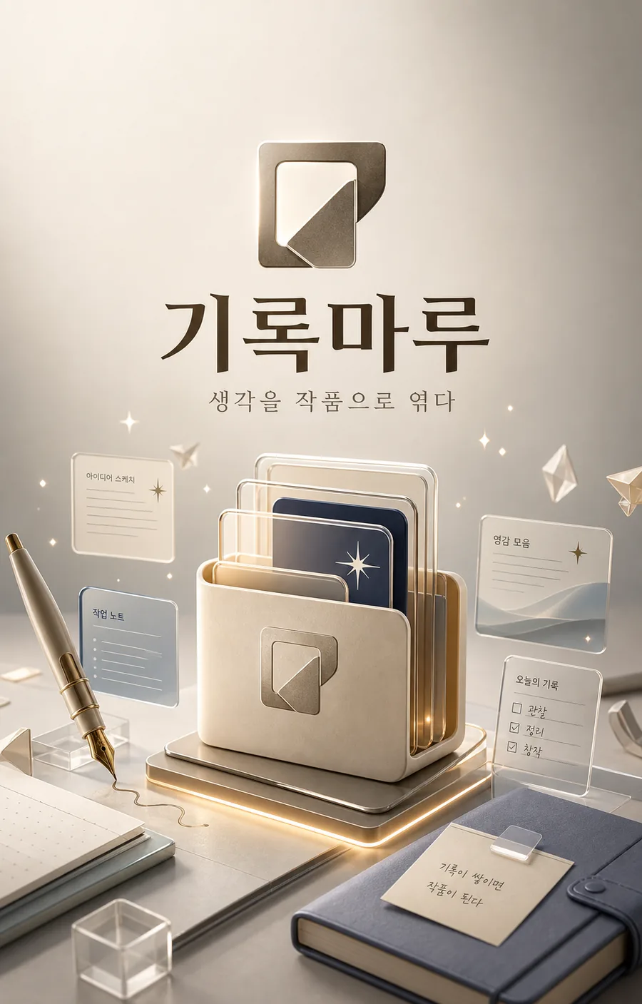 기록마루 론칭 비주얼